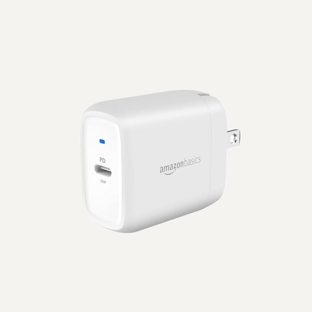 20W One-Port USB-C Wall Charger with Power Delivery PD for Tablets & Phones iPho